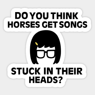 Tina - Horses Sticker
